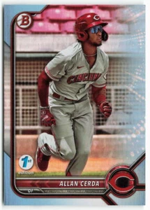 2022 Allan Cerda Bowman Draft 1st Edition Rookie Sky Blue - Bild 1 von 2