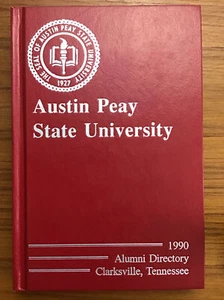 1990 Austin Peay State University ALUMNI DIRECTORY Clarksville Tennessee - Bild 1 von 8