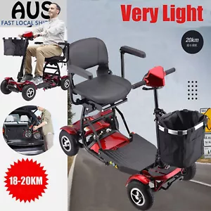 4Wheel Electric Mobility Scooter Electric Motorised Power Light Portable Folding - Picture 1 of 15