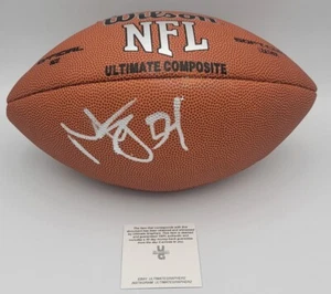 MELVIN INGRAM MIAMI DOLPHINS PRO BOWL RÉPLICA CERTIFICADO DE AUTENTICIDAD DE FÚTBOL FIRMADO - Imagen 1 de 2