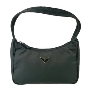 PRADA Handbag TESSUTO SPORT MV515 Black Nylon Ladies Mini Bag Accessory Pouch - Picture 1 of 10