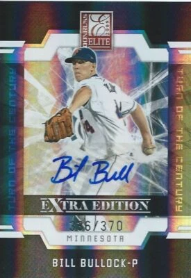 (HCW) 2009 Donruss Elite Extra Edition BILL BULLOCK #/370 Auto Turn of 01409 - Image 1 of 2