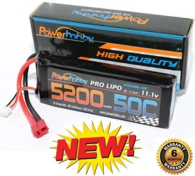 Hpi Vorza 1/10 Lipo Battery w Deans Plug 3S 1.11V 5200mAh 50C - Image 1 of 2