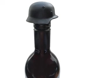 German steel helmet / bottle cover / decoration - NEW! - Picture 1 of 3