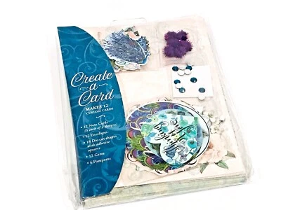 PUNCH STUDIO CREA UNA TARJETA COLECCIÓN PAVO REAL HACE 12 TARJETAS PERSONALIZADAS Foto 1 de 2