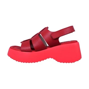 Wonders Nora: Sandalias Plataformas Rojo Piel Ligero D-9724 - Foto 1 di 6