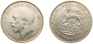 Great Britain 1926 1 Shilling Silver (.500) XF - Picture 1 of 1