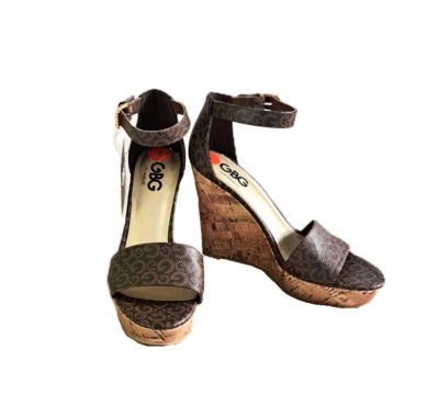 GBG by GUESS Brown Wedges Shoes - Size 7 M *NEW* - Image 1 of 4