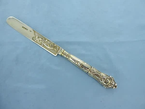 AN ANTIQUE STERLING SILVER CANOVA PATTERN DESSERT KNIFE,LONDON 1859. - Picture 1 of 14