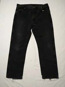 Wrangler Black Cowboy Cut Jeans Mens Size 38x32 - Picture 1 of 11