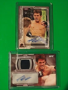 2014 Topps Knockout Champions Jake Ellenberger Autograph Relic LOT - Picture 1 of 2
