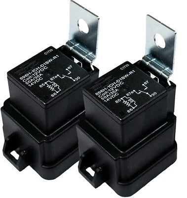 2x Song Chuan 896H-1CH-D1SW-R1-12VDC Automotive relay, Form , Weatherproof - Image 1 of 4
