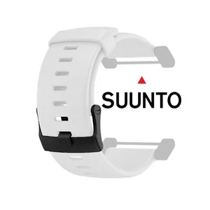New 24mm SUUNTO Core Rubber Strap White Diver Watch Band PVD Buckle - Picture 1 of 2