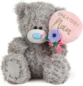 Me to You 15cm Greatest Nan Pink Heart Balloon Bear Tatty Teddy - Picture 1 of 5