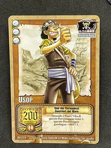 ONE PIECE TCG PROMO USOP - UNO DEI CORAGGIOSI GUERRIERI DEL MARE G3-C06 ITA NM - Picture 1 of 2