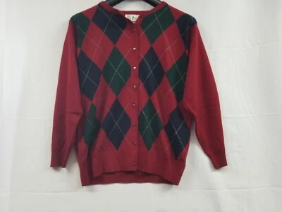 Pringle Of Scotland Cardigan Sweater Buttons 100% LambsWool Size M-L Measurement - Image 1 of 4
