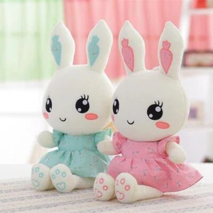 Almohada Conejo Felpa Algodón Moderna Pequeña Plegable Multicolor Terciopelo Sólido Suave - Imagen 1 de 26