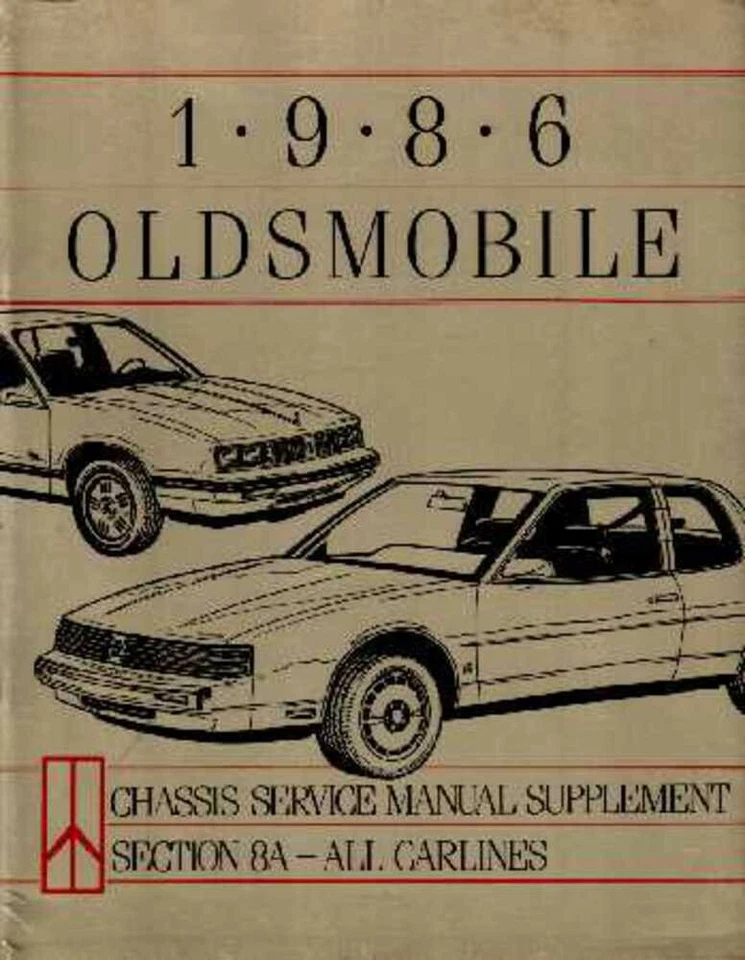 Oldsmobile 1986 solución de problemas eléctricos procedimiento de diagnóstico manual libro fabricante de equipos originales Foto 1 de 1