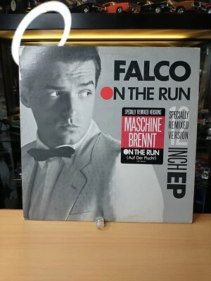 Falco On The Run Auf Der Flucht SINGLE Vinyl Record Album - Image 1 of 4