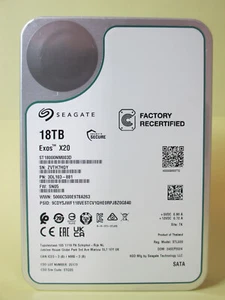 Seagate Exos X20 - ST18000NM003D - interne 3,5" Sata3 NAS Festplatte 18TB - Bild 1 von 5