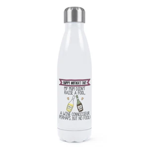 Happy de la Madre Día Vino Experto Doble Pared Bidón Mamá Rojo Blanco Amante - Imagen 1 de 1