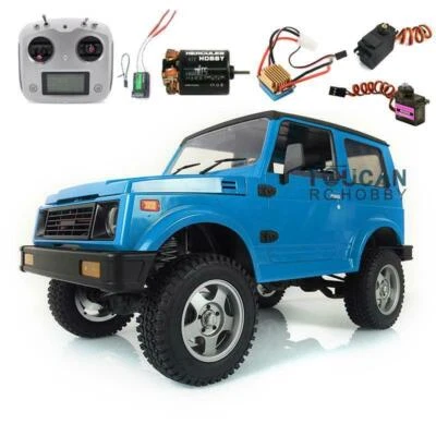 1/6 Capo 4*4 RC Crawler Car Assembeld SIXER1 Motor ESC Radio Painted Blue Car - Image 1 of 4