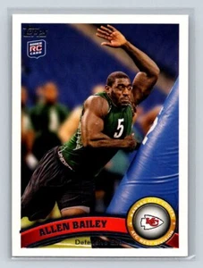 2011 Topps #348 Allen Bailey Kansas City Chiefs Rookie - Foto 1 di 2