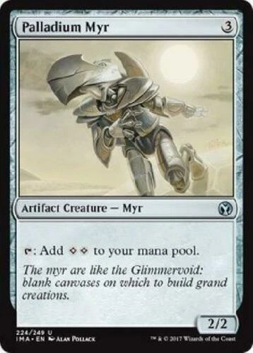 1x PALLADIUM MYR - Iconic Masters - MTG - Magic the Gathering - Image 1 of 1