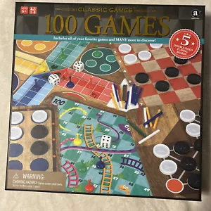 NIB 100 Game Set Ambassador ST020B Classic Games, Family Fun! - Picture 1 of 3