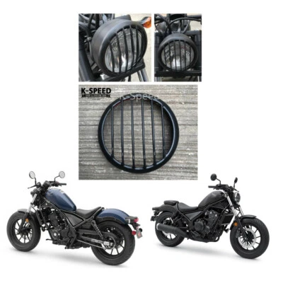 Cubierta de luz de cabeza Diablo Slim Trim para Honda Rebel 300 500 CMX 2016-2019 Foto 1 de 4