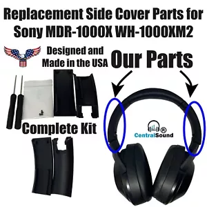 Kit parti slider cover laterale di ricambio per cuffie Sony MDR-1000X WH-1000XM2 - Foto 1 di 24