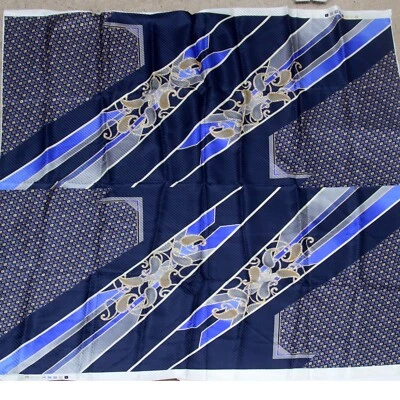 Raro Vitaliano Pancaldi Itália Peça de 100% Seda para Fazer 4 Gravatas 41"L x37"W Faça Você Mesmo - Imagem 1 de 4