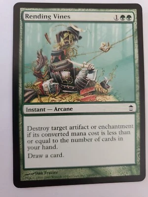 MTG Magic The Gathering Card Rending Vines Instant Arcane Green Saviours Kamigaw - Image 1 of 2