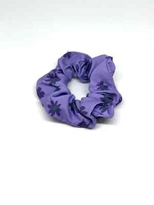 Scrunchie lila Blumen - Bild 1 von 1
