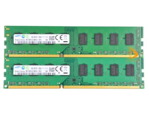 Samsung 2X 8GB PC3 12800U 2RX8 DDR3 1600MHz 240PIN Memory RAM DIMM Desktop #S26 - Picture 1 of 8