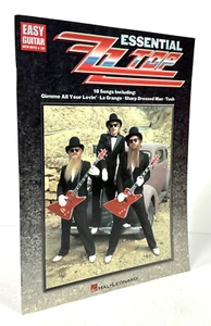 Essential ZZ Top Music Song Book Easy Guitar Hal Leonard Notes and Tabs 2003 - Picture 1 of 5