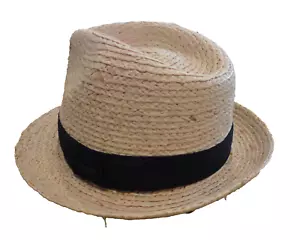 Kooringal Fedora Hut Raffia Stroh 59 cm Zentimeter Neu! - Bild 1 von 7