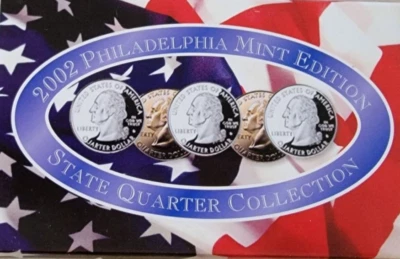 2002 Gold Mint Edition State Quarter Collection CertificateOf Authenticy - Image 1 of 3