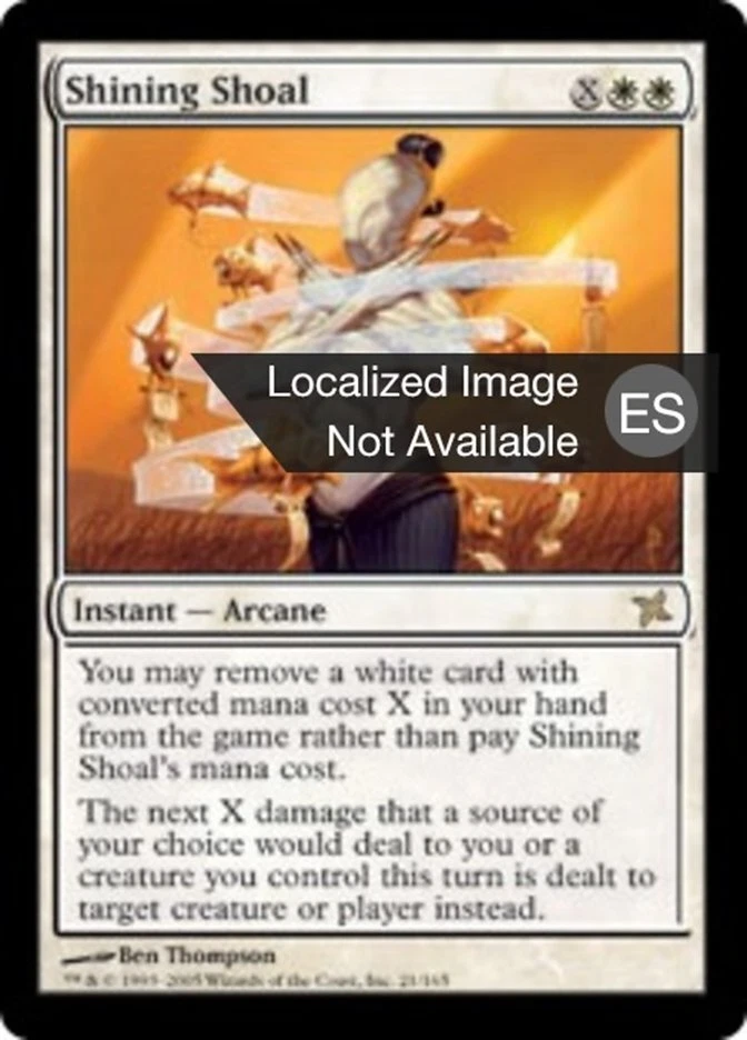 MTG Shining Shoal Betrayers of Kamigawa 21/165 Regular Rare SPANISH - Image 1 of 1