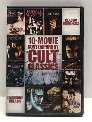 10 Movie Contemporary Cult Classics Dvd Horror Halloween H2O Hellraiser & More Foto 1 de 4
