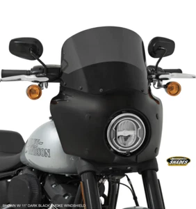 MEMPHIS SHADES KIT ROAD WARRIOR Black HARLEY DAVIDSON Softail LOW RIDER S - Foto 1 di 9