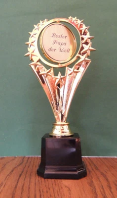 FDPOKALE POKAL AWARD ROTOR Muttertagsgeschenk mit Gravur oder Geschenk Oma Opa Tante ....