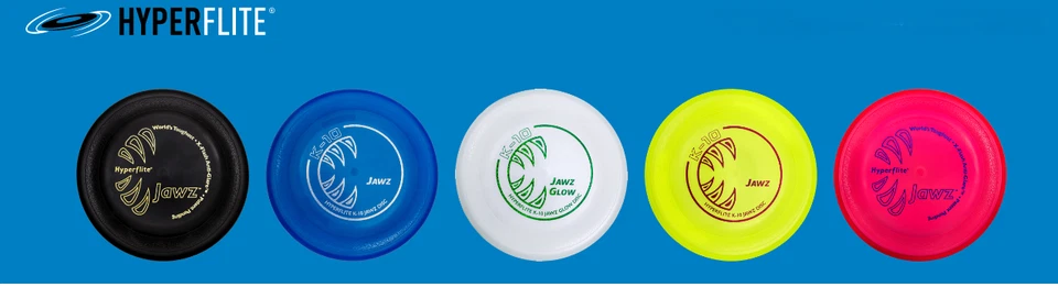 Hyperflite JAWZ Dog Frisbee Disc 8 3/4" Assorted Colors: Mango, Blue, Lime - Image 1 of 1