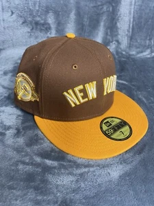 New York Yankees Hat Cap Fitted MLB 100 Year Anniversary 59FIFTY 2 Tone 7 NEW - Picture 1 of 8