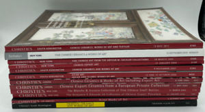 Lot of 12 Christie's Chinese and Asian Art Auction Catalogs 1999-2011