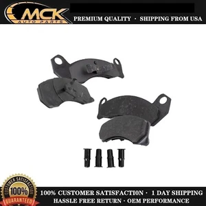 Front Semi-Metallic Brake Pad Set For Lincoln Town Car Steel Piston 1991-1994 - Picture 1 of 9