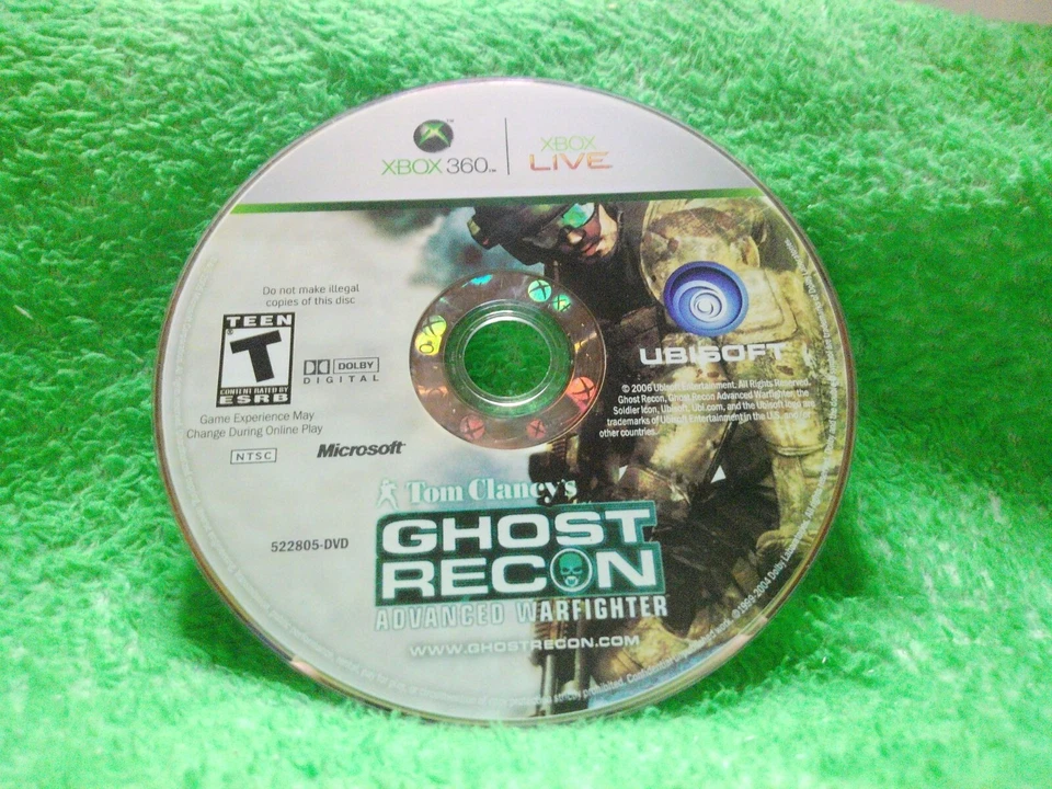Tom Clancys Ghost Recon Advanced Warfighter Xbox 360 только игровой диск - Изображение 1 из 1