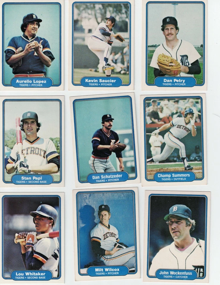 1982 FLEER Baseball Complete Your Set 251-500 - Image 1 of 1