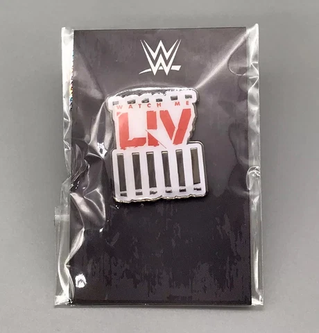 WWE Liv Morgan “Watch Me Liv” Limited Edition Logo Pin Cover