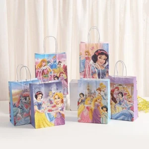 8PCS Disney Princess Paper Loot Lolly Bag Birthday Party Bag Candy Bag Lollies - Picture 1 of 5